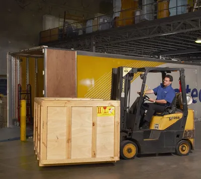 forklift inb warehouse